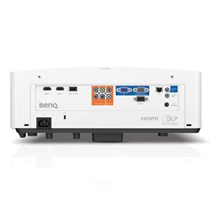BenQ LH930 1080p DLP Lamp-Free Laser Projector, 5000 ANSI Lumens, Color Accurate, Maintenance-Free, 24/7 Operation, Lens Shift, 20,000 Hour Laser Life, Network Control, HDMI