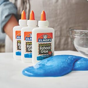 Elmer's Liquid School Glue, Washable, 4 Ounces Each, 12 Count - Great for Making Slime