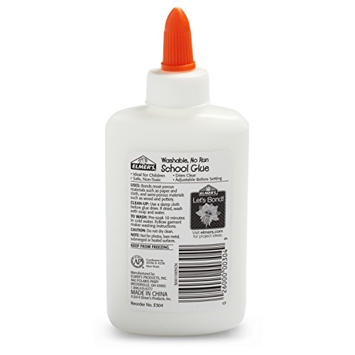 Elmer's Liquid School Glue, Washable, 4 Ounces Each, 12 Count - Great for Making Slime