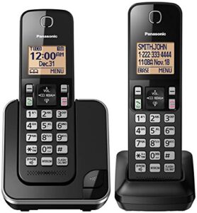 panasonic kx-tgc352b / kx-tgc382b dect 6.0 2-handset landline telephone (renewed)