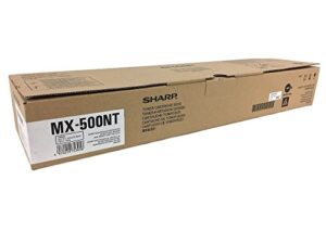 sharp mx-500nt mx-m283 m363 m453 m503 toner cartridge (black) in retail packaging