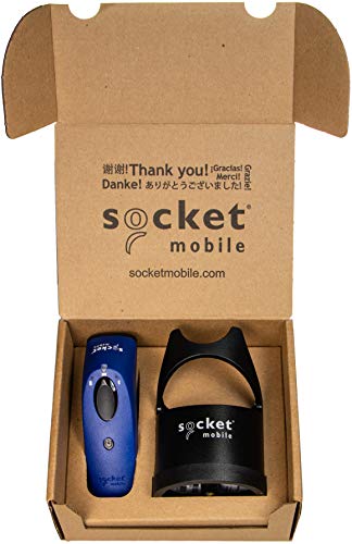 SOCKET S740, Universal Barcode Scanner, Blue & Black Dock