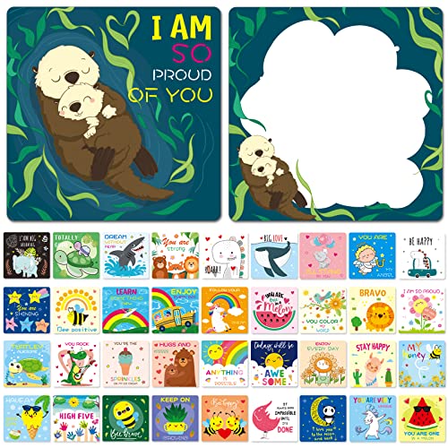 Cute Lunch Box Notes for Kids 108 Pack Funny Daily Inspirational Motivational Encouragement Thinking of You Cards for Boys and Girls Lunchbox Back to School Supplies Gifts