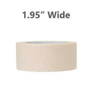 LICHAMP Wide Masking Tape 2 inches, 6-Pack White Masking Tape Bulk Multi Pack, General Purpose & High Performance, 1.95 inches x 55 Yards x 6 Rolls (330 Total Yards)