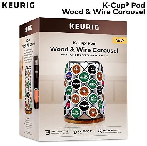 Keurig 5000351185 K-Cup Whirl Carousel Coffee Pod holder, 49, Black