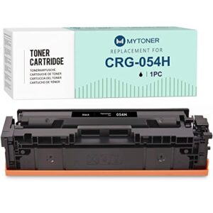 mytoner 054h compatible toner cartridge replacement for canon 054 crg-054h high yield for canon color image class mf644cdw mf642cdw mf640c lbp622cdw lbp620 printer (black, 1-pack)