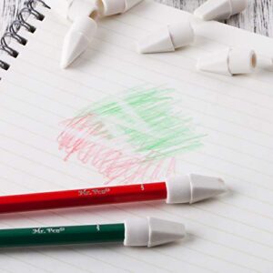 Mr. Pen- White Pencil Top Erasers, 120 pc, Eraser Tops, Eraser Caps for Pencils, Erasers for Pencils Tops, Cap Erasers, Pencil Cap Erasers, Pencil Head Erasers, White Eraser Caps, Pencil Erasers White