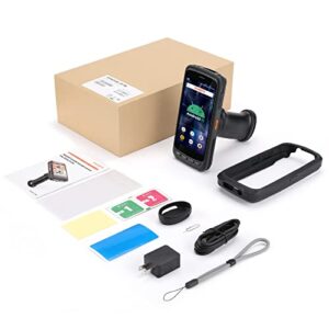 MUNBYN 2023 New Android Scanner Android 11 Barcode Scanner Handheld Mobile Computer 1D/2D QR PDF17 Zebra Scanner, IP65 8000mAh Pistol Grip Inventory Scanner, 5.2'' Screen 4G Wi-Fi GMS Data Collector