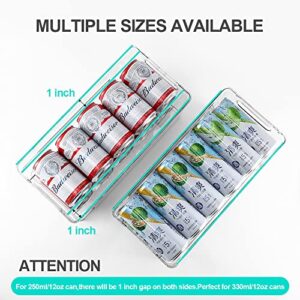 Xicennego Upgrade Double-Layer Automatic Rolling Beverage Soda Can Storage Organizer, Plastic Dispenser Bin For Refrigerator, Stackable Can Drink Holder, Storage Rack, For Fefrigerators,Camping,RVs