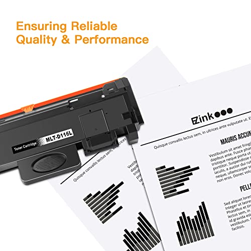 E-Z Ink (TM) Compatible Toner Cartridge Replacement for Samsung 116L MLTD116L D116L MLT D116L to use with SL-M2625D SL-M2675F SL-M2825DW SL-M2835DW SL-M2875FD SL-M2875FW SL-M2885FW (1 Black)