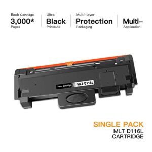 E-Z Ink (TM) Compatible Toner Cartridge Replacement for Samsung 116L MLTD116L D116L MLT D116L to use with SL-M2625D SL-M2675F SL-M2825DW SL-M2835DW SL-M2875FD SL-M2875FW SL-M2885FW (1 Black)