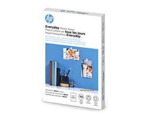 hp everyday photo paper, glossy, 4×6 in, 100 sheets (cr759a)