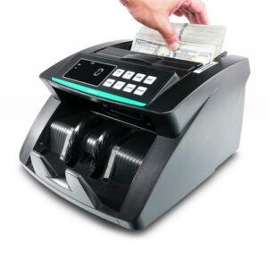 Kolibri Money Counter Machine - 1,500 bills per min, advanced counterfeit detection, set up in minutes, Add and Batch Modes, Cash Counter with LCD Display,3-year warranty - 24/7 US customer support