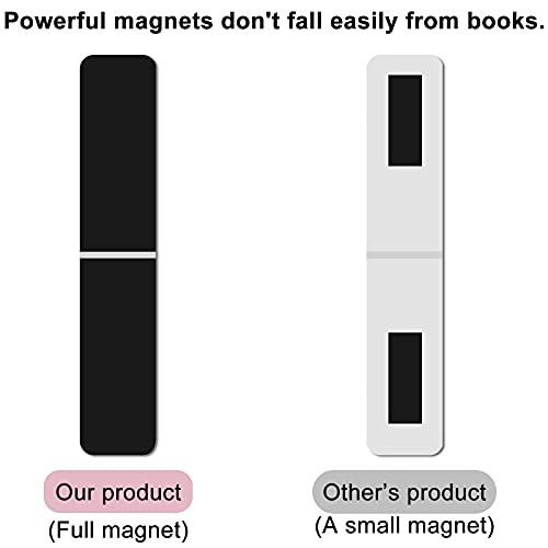 15 Pieces Bookmark, Magnetic Bookmarks for Women, Men, Book Lovers, Page Markers for Students Teachers Reading (Misty, Ocean, Emerald)