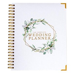 Wedding Planner & Organizer - Floral Gold Edition - Diary Engagement Gift Book & Bride To Be Countdown Calendar