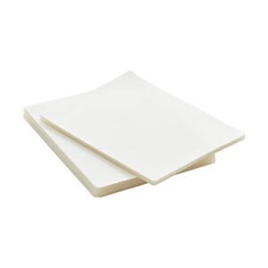 amazon basics clear thermal laminating plastic paper laminator sheets – 9 x 11.5-inch, 200-pack, 3mil