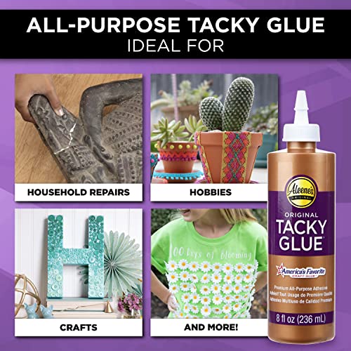 Aleene's All Purpose Tacky Glue, 8-Ounce