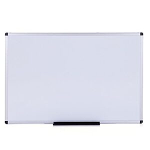 VIZ-PRO Magnetic Dry Erase Board, 36 X 24 Inches, Silver Aluminium Frame