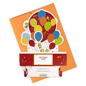 Hallmark Paper Wonder Peanuts Pop Up Birthday Card with Music (Snoopy, Birthday Balloons)