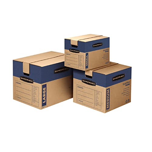 Bankers Box SmoothMove Prime Moving Boxes, Large 6 pack (0062904)