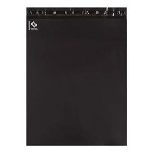 kkbestpack 100 pcs 12×15.5 poly mailer envelopes shipping bags self adhesive waterproof bags (black), 12 x 15.5