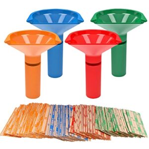coin counters & coin sorters tubes bundle of 4 color-coded coin tubes and assorted coin wrappers