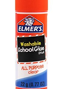 Elmer's All Purpose School Glue Sticks, Washable, 22 Grams, 30 Count