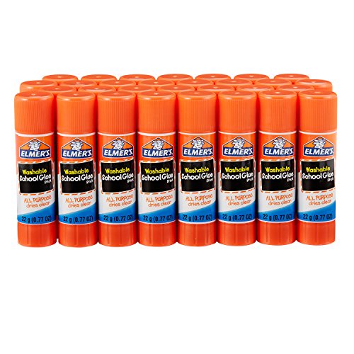 Elmer's All Purpose School Glue Sticks, Washable, 22 Grams, 30 Count