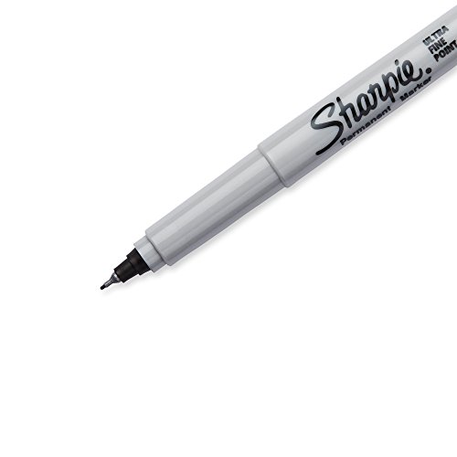 Sharpie Permanent Marker, Ultra Fine Point, Black, 1 Count