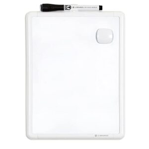 u brands contempo magnetic dry erase board, 8.5 x 11 inches, white frame – 251u00-04
