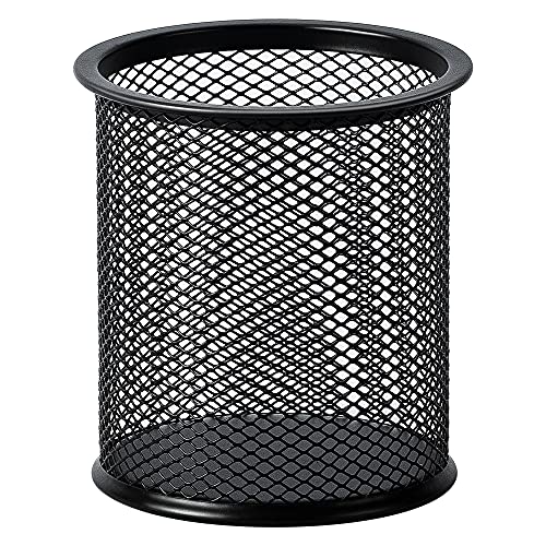 Amazon Basics Wire Mesh Pen Cup, Black