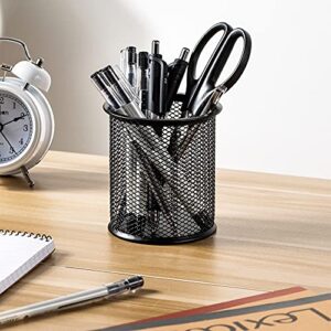 Amazon Basics Wire Mesh Pen Cup, Black