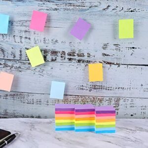 Sticky Notes 1.5x2 Inches, Bright Colors Self-Stick Pads, 24 Pack, 75 Sheets/Pad