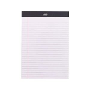 tru red 163865 notepads 8.5-inch x 11.75-inch wide white 50 sh/pad 12 pads/pk
