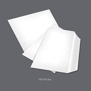 Amazon Basics A9 Blank Invitation Envelopes with Peel & Seal Closure, 5-3/4 x 8-3/4 Inches, White - Pack of 100