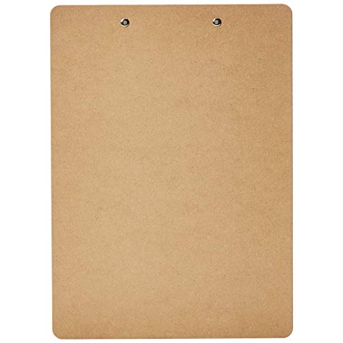 Amazon Basics Hardboard Office Clipboard - 6-Pack