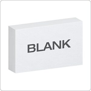 Oxford 3 X 5 Inches Blank Ruled Index Card, 300 Count, White (10013)