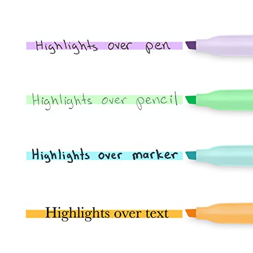 SHARPIE Pocket Highlighters, Mild Pastel Colors, Assorted, Chisel Tip, 12 Count