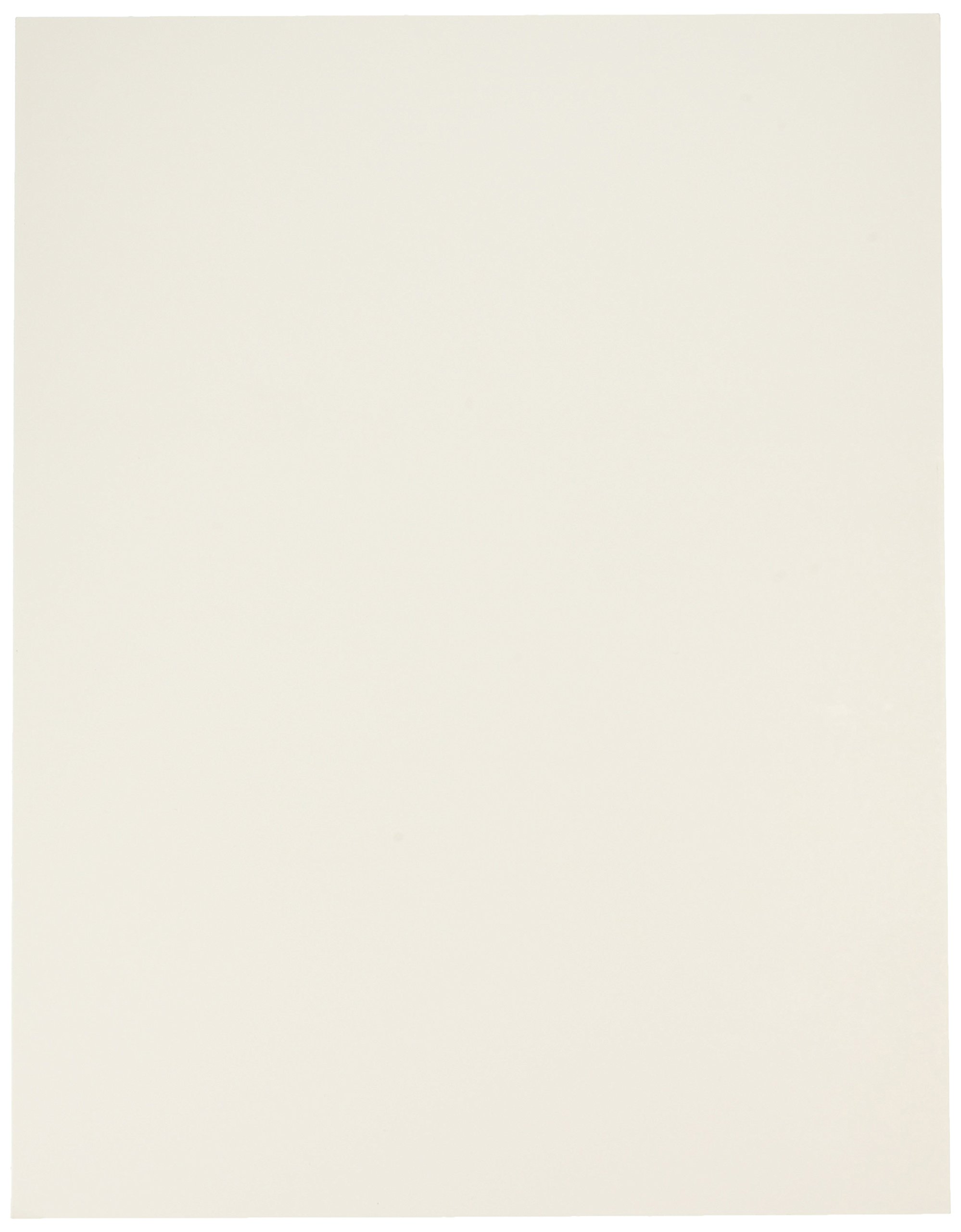 School Smart Poster Board, 11 x 14 Inches, White, Pack of 25 - 1371698