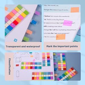 Golcellia 900 Pcs, Transparent Sticky Notes, Page Markers, Book Tabs, Sticky Note Tabs, Sticky Tabs, Page Tabs, Label Stickers, Pop Up Index Tabs, Tabs Flags Stickers