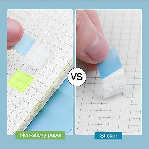 Golcellia 900 Pcs, Transparent Sticky Notes, Page Markers, Book Tabs, Sticky Note Tabs, Sticky Tabs, Page Tabs, Label Stickers, Pop Up Index Tabs, Tabs Flags Stickers