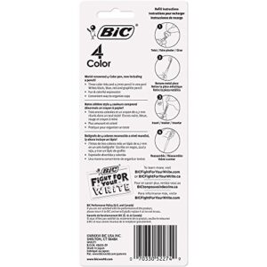 BIC 4-Color 3+1 Ballpoint Pen and Pencil, Medium Point (1.0 mm), 0.7mm Lead, Assorted Inks, 1-Count