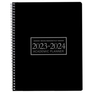 office planner jan 2023- dec 2024 monthly calendar planner – 9 × 11 time management personal planner hard pvc cover with spiral bound
