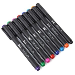 mr. pen- felt tip pens, pens fine point, pack of 8, fast dry, no smear, colored pens, journaling pens, felt pens, planner markers, planner pens