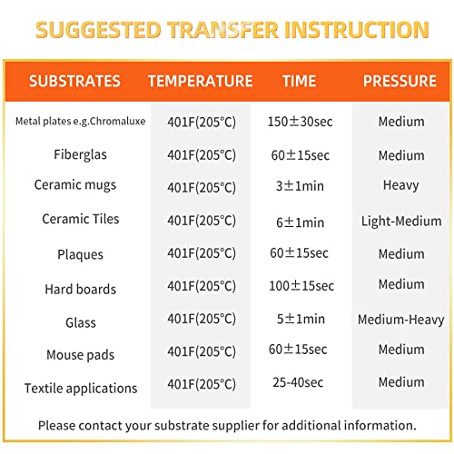 A-SUB Sublimation Paper Heat Transfer 110 Sheets 8.5 x 11 Inches Letter Size Compatible with Inkjet Printer 120gsm