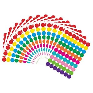 parlaim 1050 pcs color coding labels circle dot stickers,10 color style colorful coding label sticker for office,student classroom