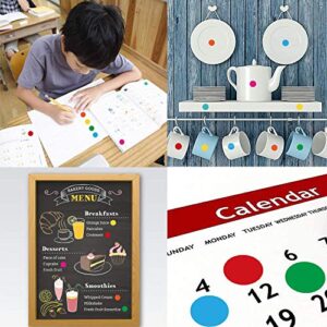 PARLAIM 1050 PCS Color Coding Labels Circle Dot Stickers,10 Color Style Colorful Coding Label Sticker for Office,Student Classroom