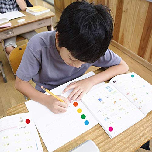 PARLAIM 1050 PCS Color Coding Labels Circle Dot Stickers,10 Color Style Colorful Coding Label Sticker for Office,Student Classroom