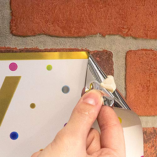 Gorilla Removable Mounting Putty, 84 Pre-cut Squares, Off White (Pack of 3)