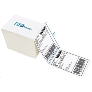 9527 product fanfold 4 x 6 direct thermal labels white perforated shipping labels,500 labels per stack,1 stack